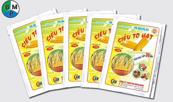 Mẫu túi giấy ghép được cấu tạo 3 lớp cơ bản
