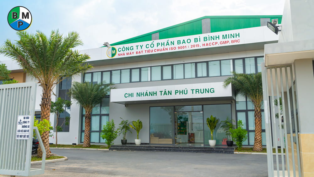 Nhà máy sản xuất bao bì Bình Minh Plus tại Củ Chi