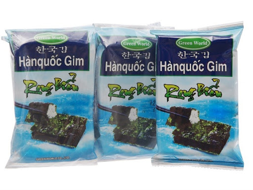 bao bì rong biển sấy